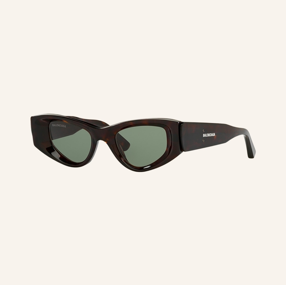 NEW BALENCIAGA WOMEN HAVANA BB0243S 002 SUNGLASSES - Picture 2 of 7